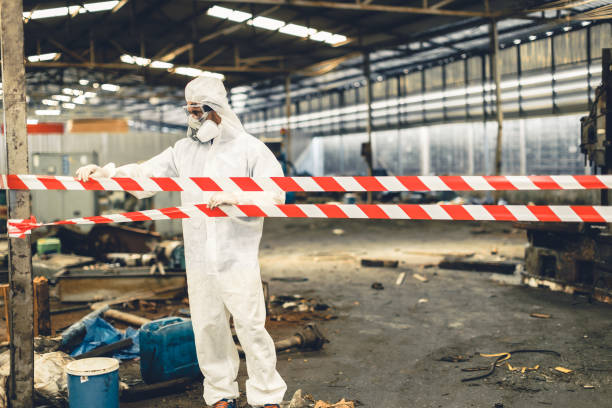 Professional Infectious Disease Decontamination technician working in Bellevue, KY